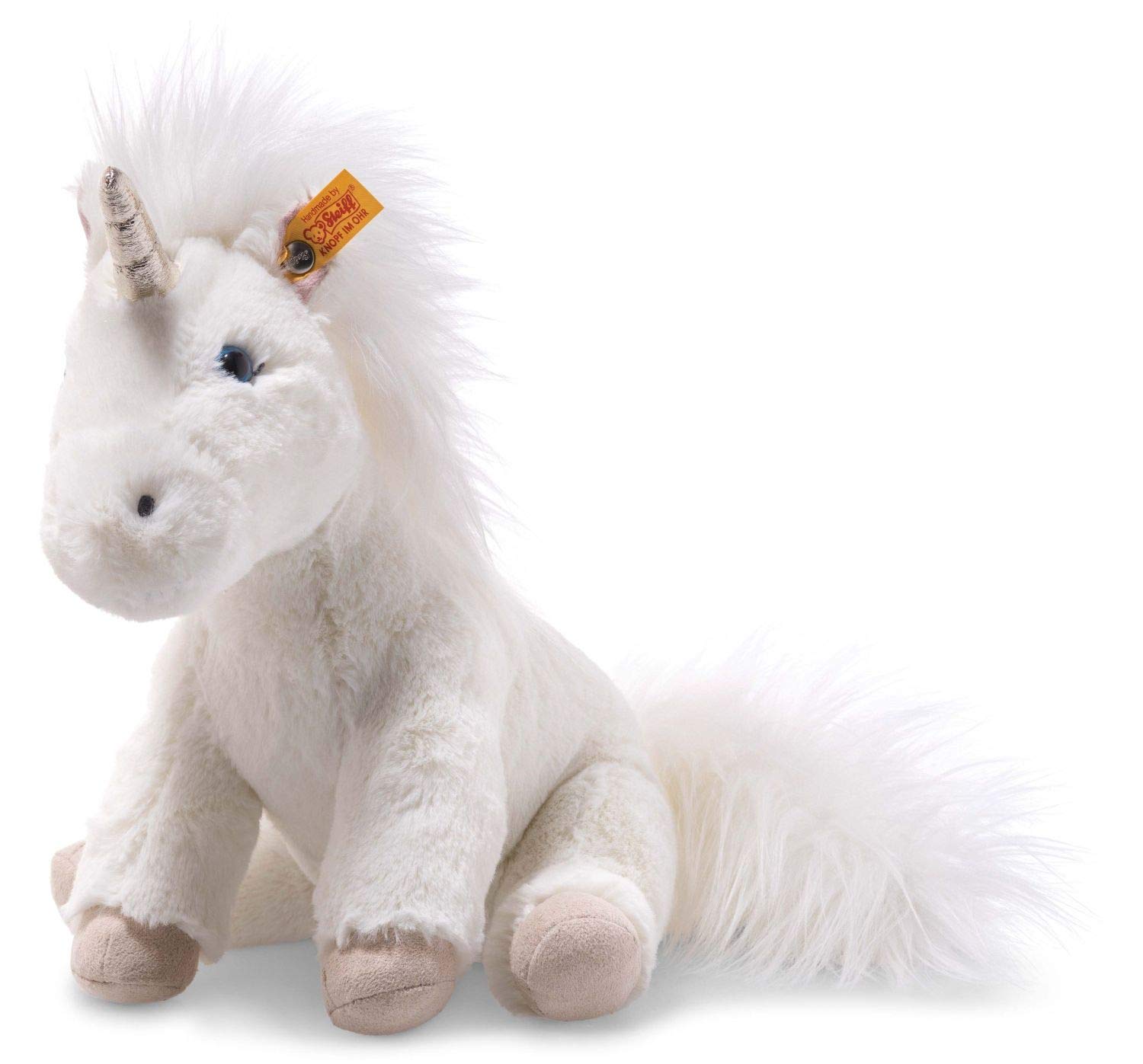 Steiff Soft Cuddly Friends Floppy Unica Unicorn, White, 25 cm, 87752