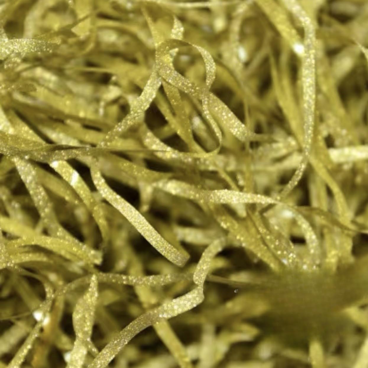 Brokatowa rozdrobniona bibułka, 100-500g Iridescent Crinkle Cut Shredded Paper, przyjazny i lekki wypełniacz prezentów(Bright Light Golden,500g)