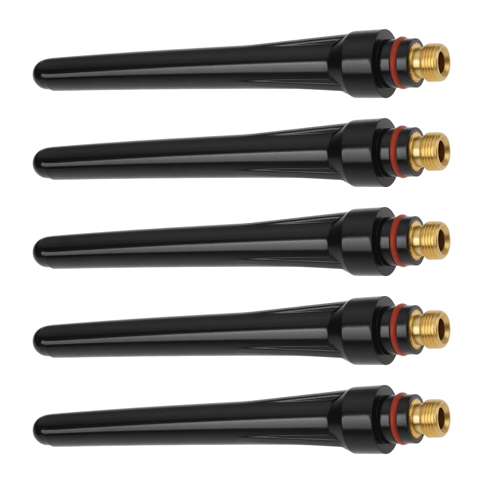SG Store 5Pcs Welding Gun Long Welding Gun Cap 9x118mm Compatible with TIG SR17 SR18 SR 6 WP/HP 17 18 26