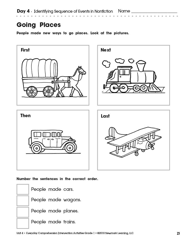 Grade 2 Reading Comprehension Practice Book Educational Aid Newmark ...