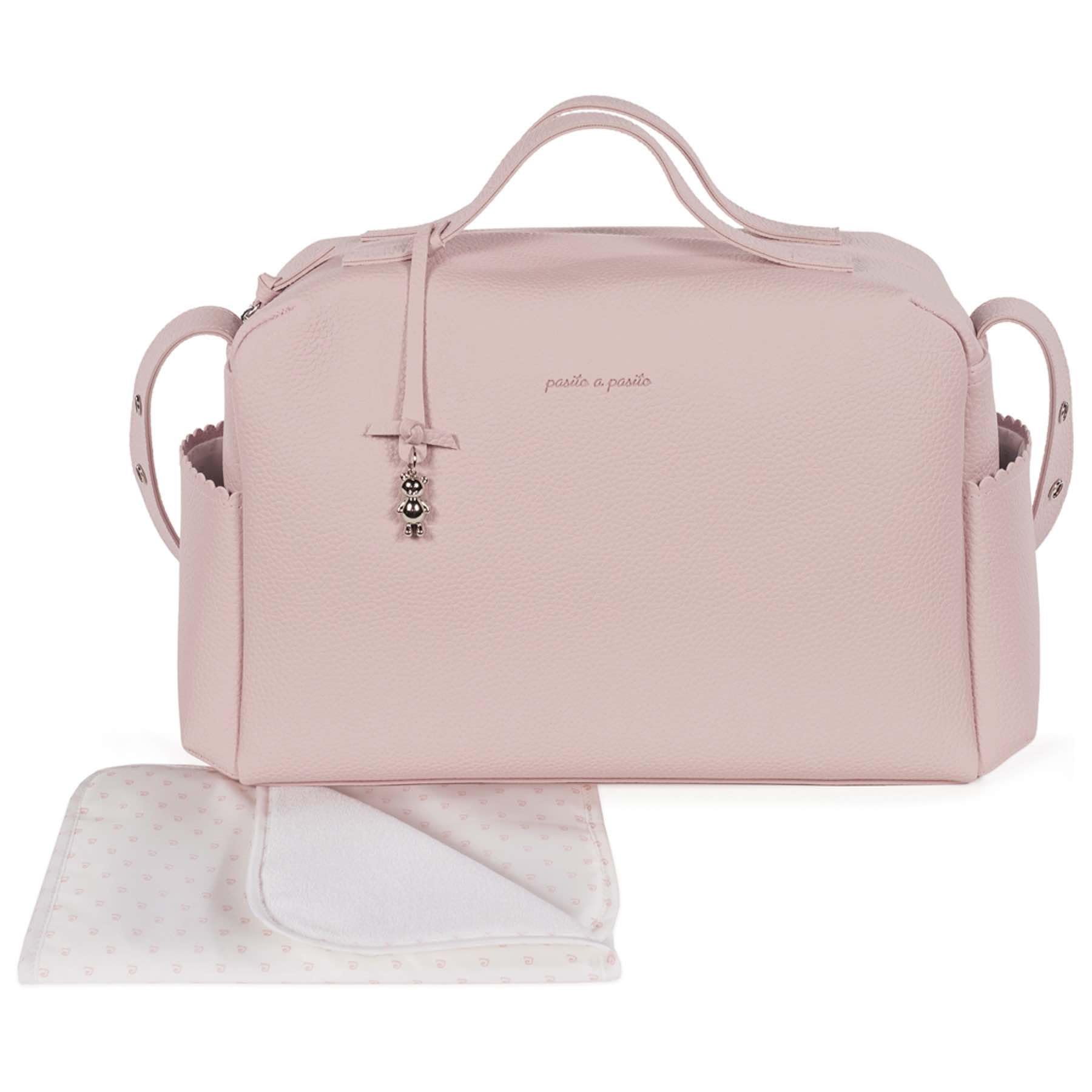 Pasito a Pasito Bolsa de pañales Icon, Rosa O Beige O Gris O Caramelo, M