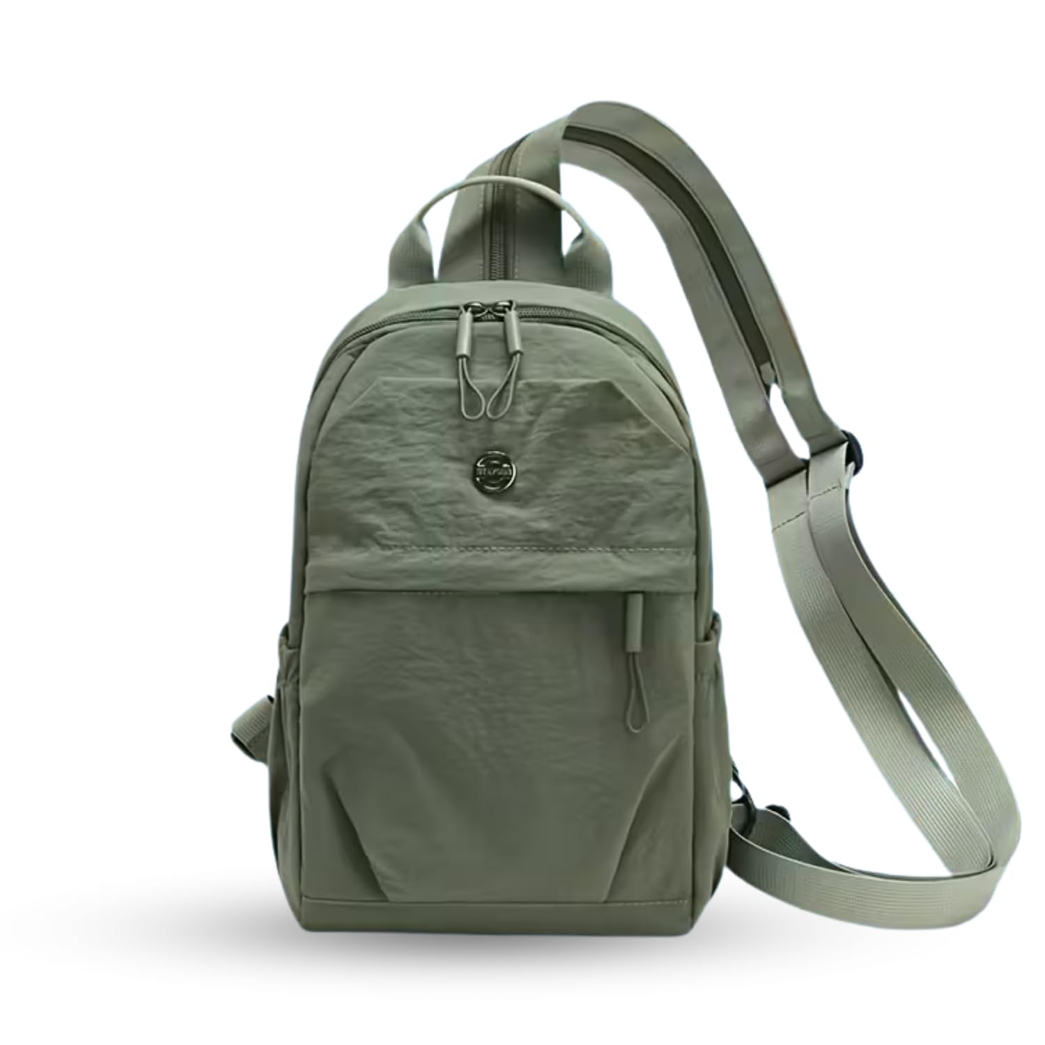 Chest Bag Crossbody Sling for Women Men, Large Capacity Travel Shoulder Backpack, Lightweight Casual Daypack with Adjustable Strap, Multi Compartment, Durable Polyester-image-18