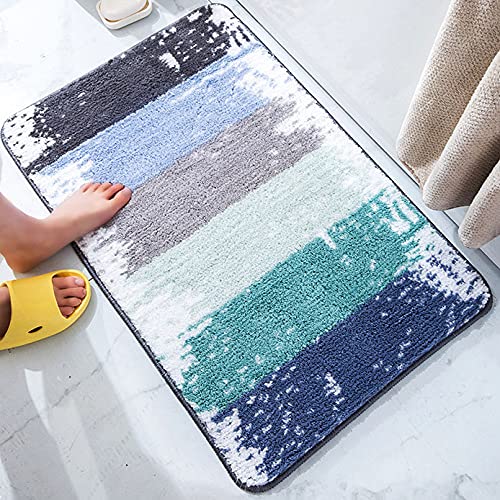 U D Bath Mats Rugs Ultra Soft and Water Absorbent with Non Slip Adhesive Bottom Shower Rugs Machine