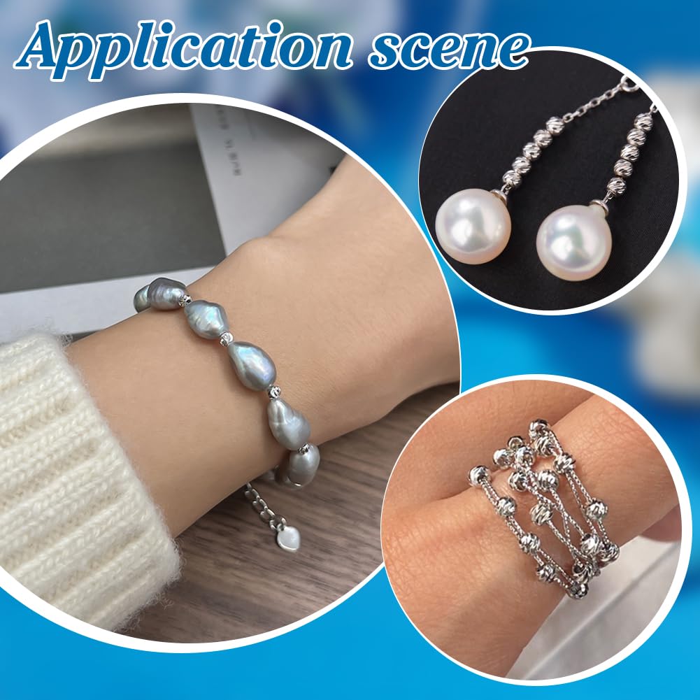 Cheriswelry 100 Perline Europee In Lega Di Stile Tibetano Con Foro Grande, Perline Distanziatrici A Rondella, In Argento Anticato, Per La Creazione Di Gioielli Artigianali - Foto 9