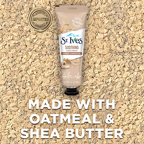 St. Ives Soothing Oatmeal & Shea Butter Hand Cream with 100% Natural Moisturizers for Soft Glowing Hands, Travel Size, Paraben Free, Dermatologist Tested (Imported), 30 ml - Image 6