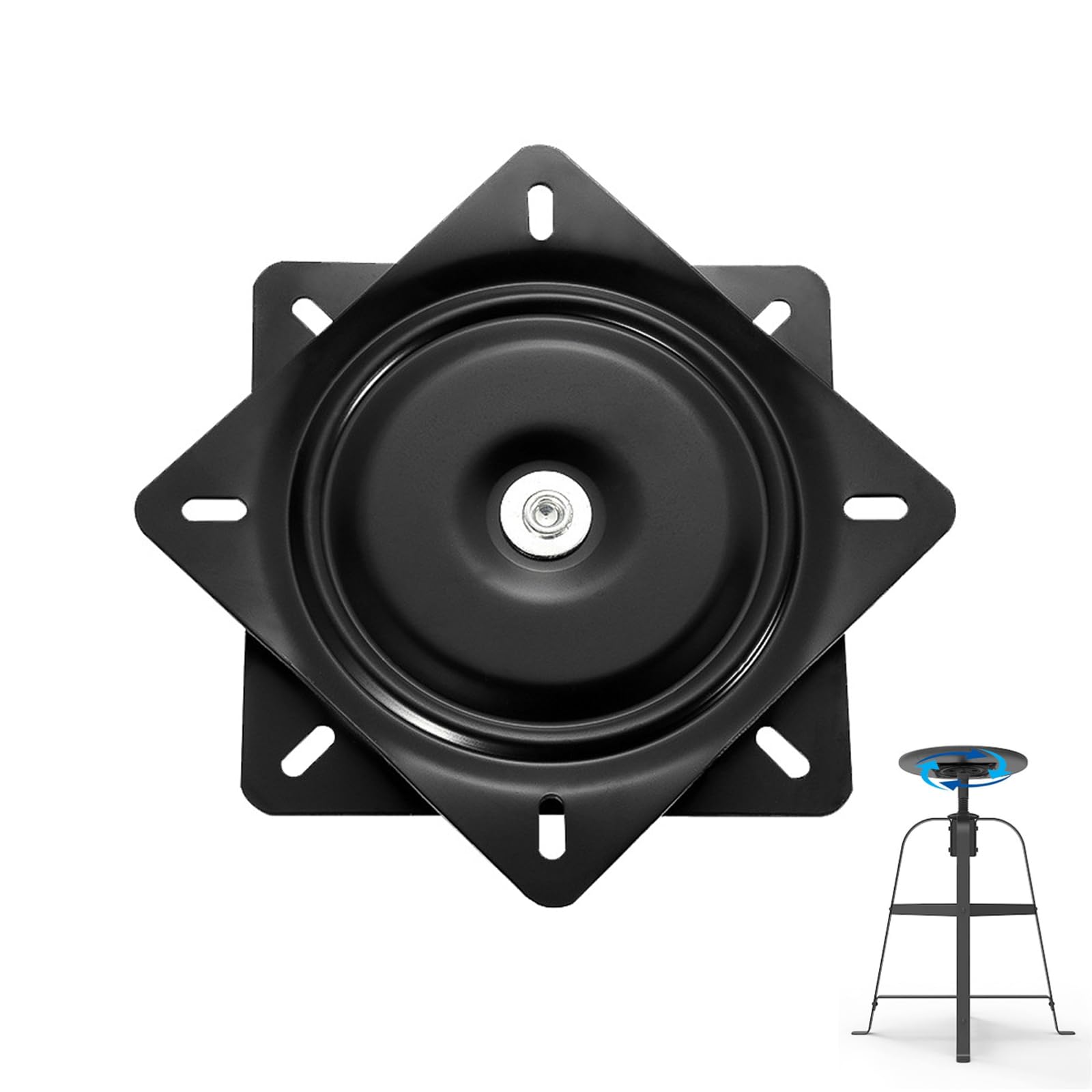 Support Rotatif 360° Charge 200kg Plaque Pivotante, Plaque Pivotante à