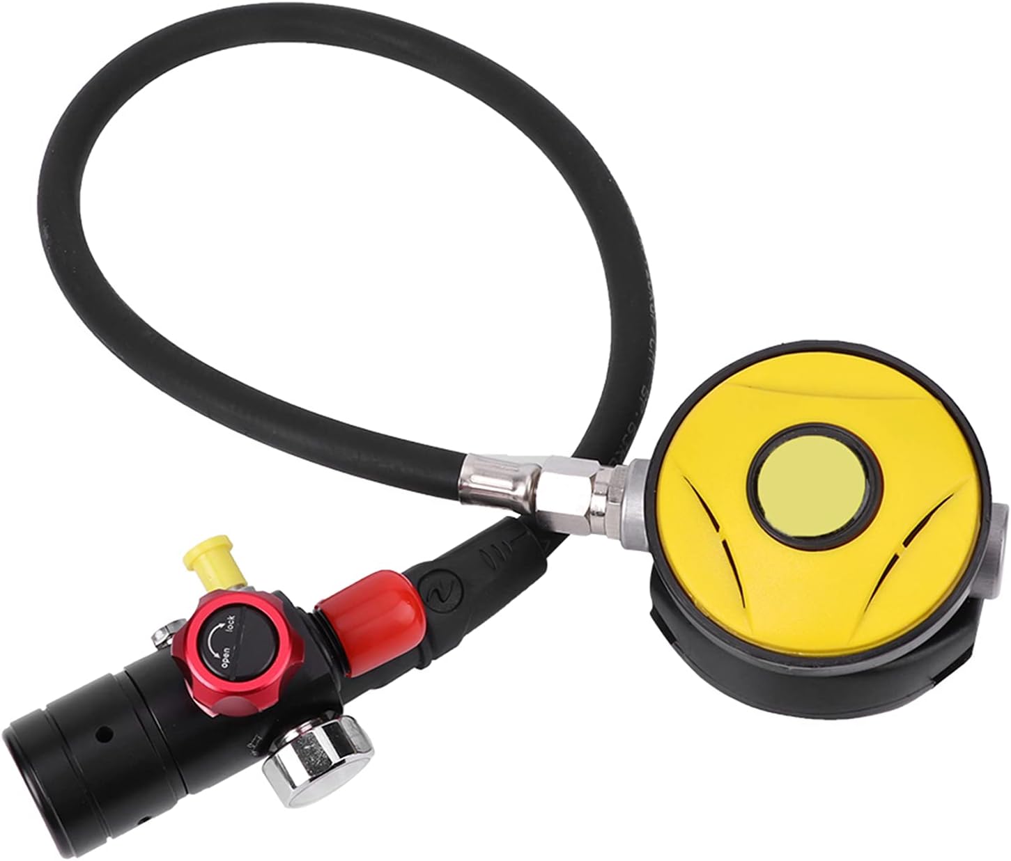 Drfeify Diving Valve High Accuracy Oxygen Valve with LightEmitting Function Snorkeling Dive Equipment for Divers