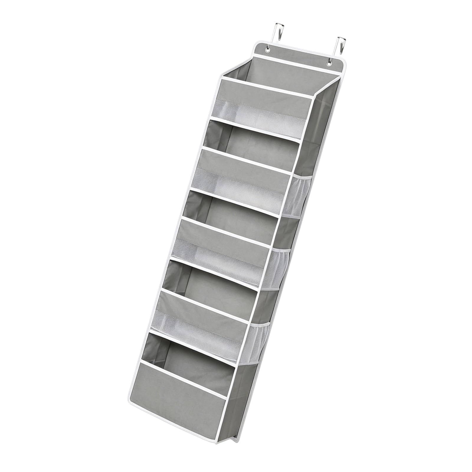 HENYGEN Foldable Fabric Hanging Storage Unit for Scarves Hats and Daily Items Compact Wardrobe Planner
