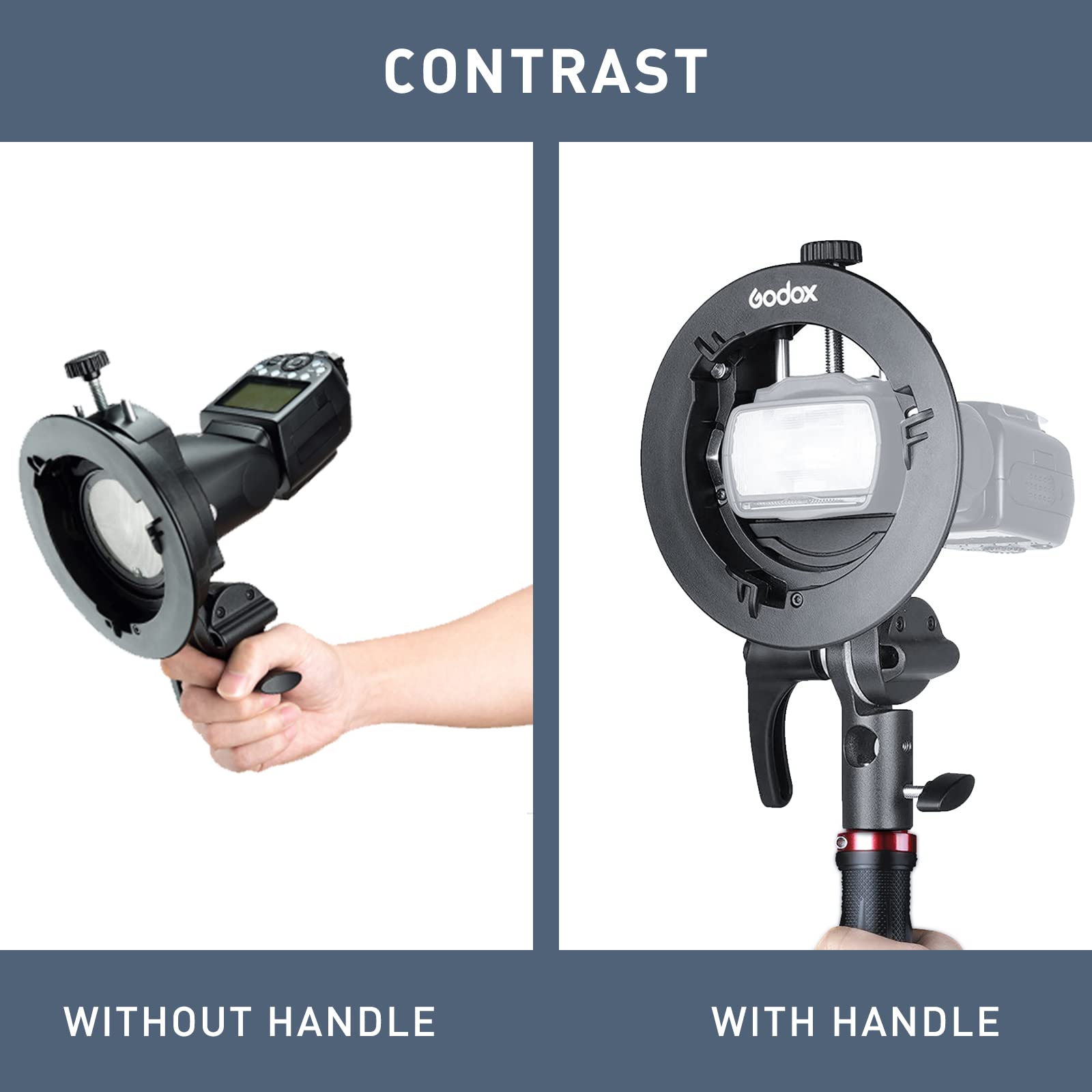 Amazon.co.jp: Godox S2 Sタイプスピードライトブラケット ボーエンズ