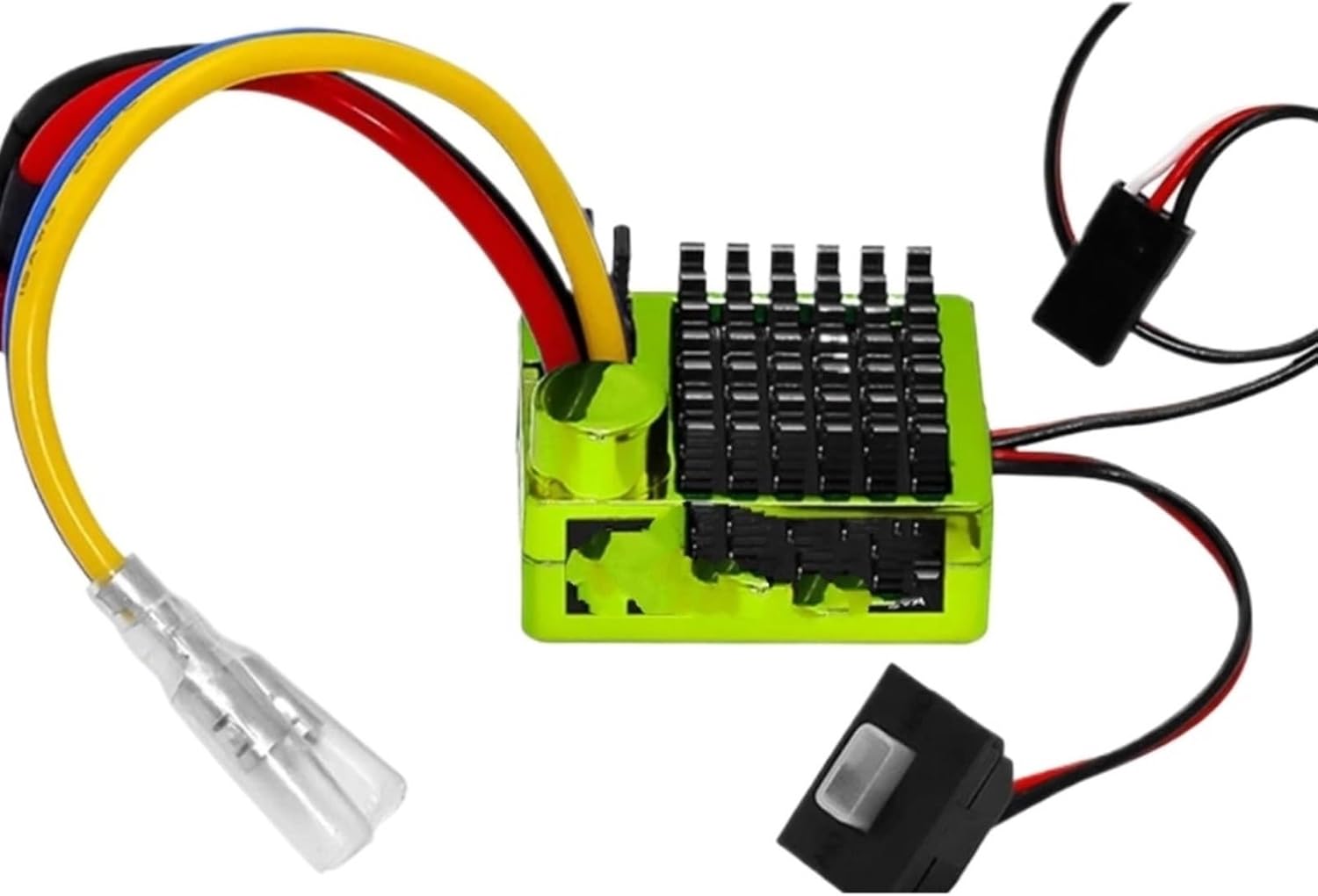 RCブラシ付きESC For 1/10 2S LiPo用 ミニブラシ付きESCスピードコントローラー用 防水ブラシ付きESC RCカ