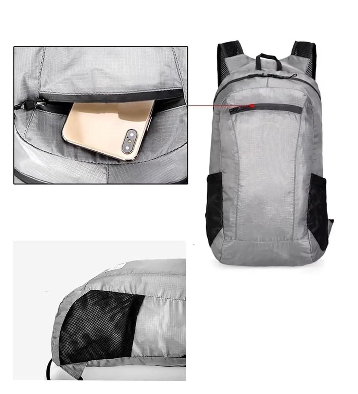 Moto Paraurti Borsa per Super per Tenere 700 1200 per Tenere per TENERE1200 Borsa da Sella per Motocicletta Impermeabile, Piccola, Pieghevole, con Zaino Portaoggetti(Tenere700 Black)