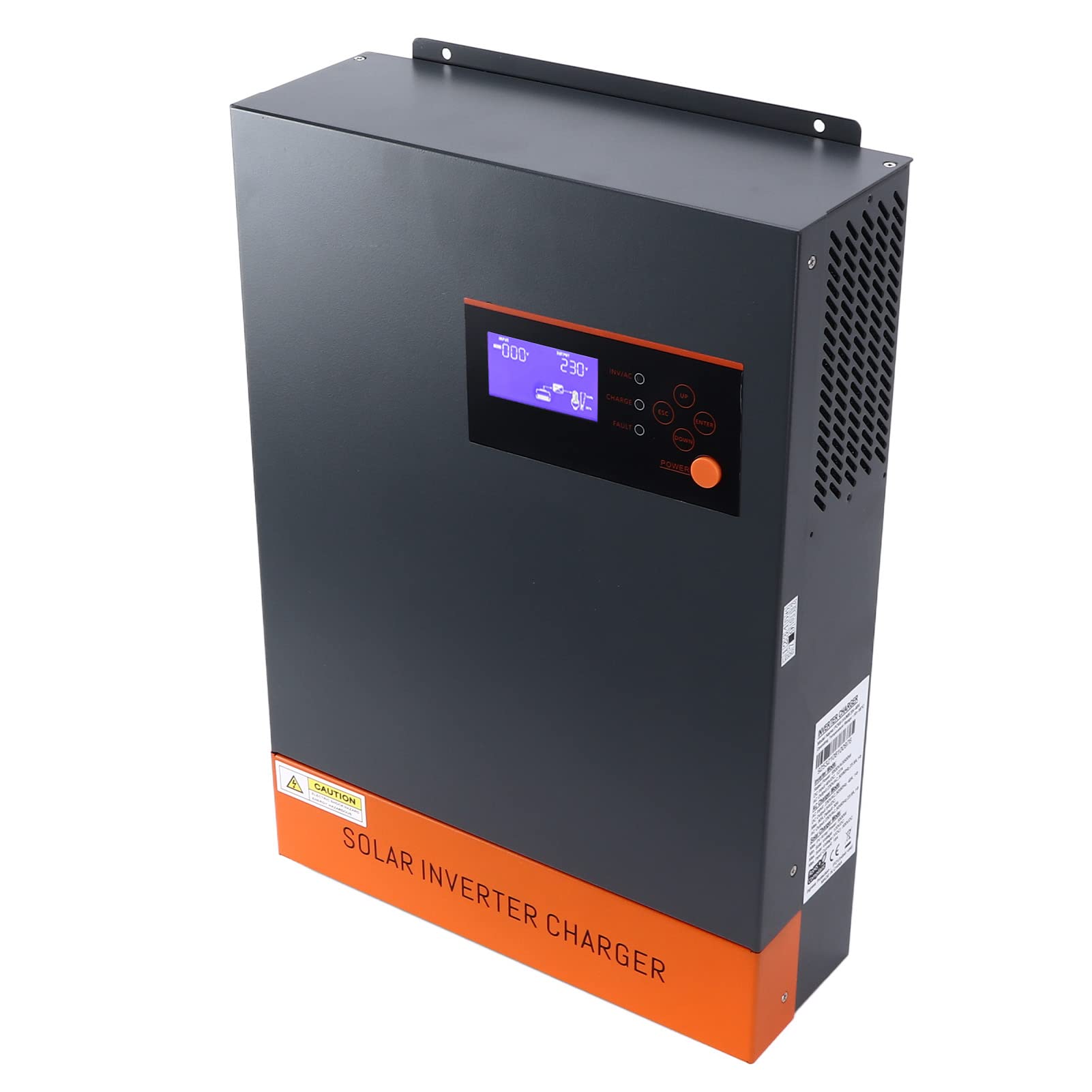 Marhynchus 5500W 48V Falownik ładowarka Solarna MPPT 80A Czysta Fala Sinusoidalna Konwerter Mocy z Wyświetlaczem LCD do Zasilania Awaryjnego UPS w Domu