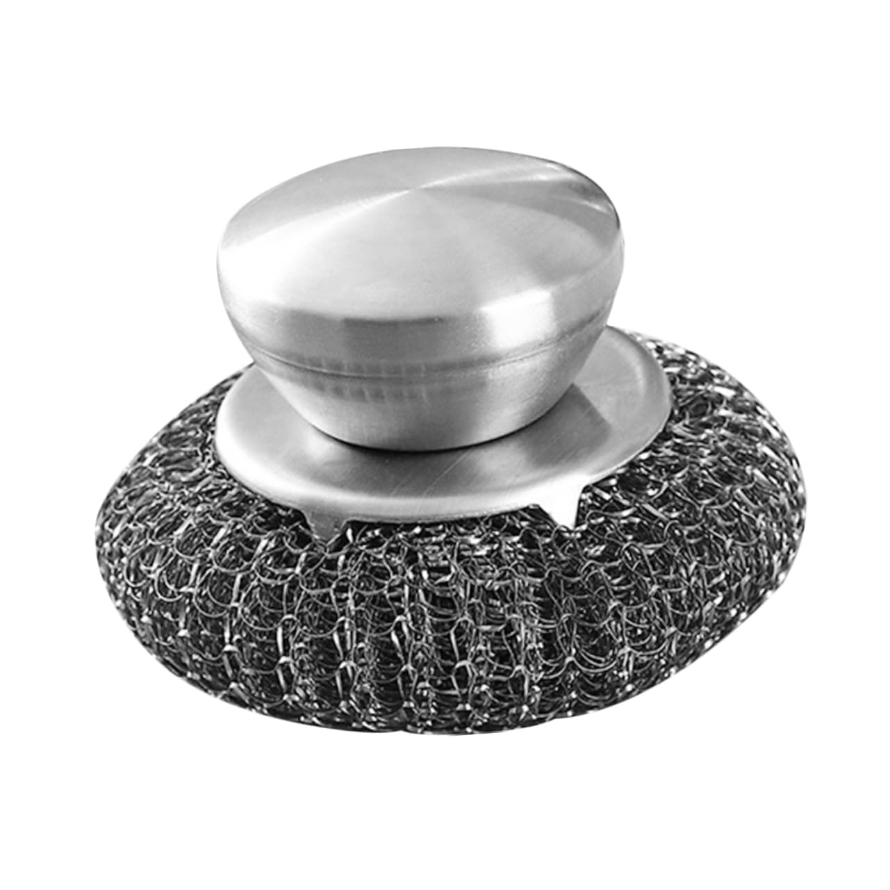 HEMOTON Dishwasher Brush Stainless Steel Handle Heavy Duty Kitchen Scrubber for Cleaning Pots