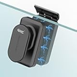 Aquarium Magnetic Glass Clean Tool, Algae Scraper for 0.2-0.6 Inch Thick Fish Tank Floating Scrubber Brush with Two Detachable Blades (S)