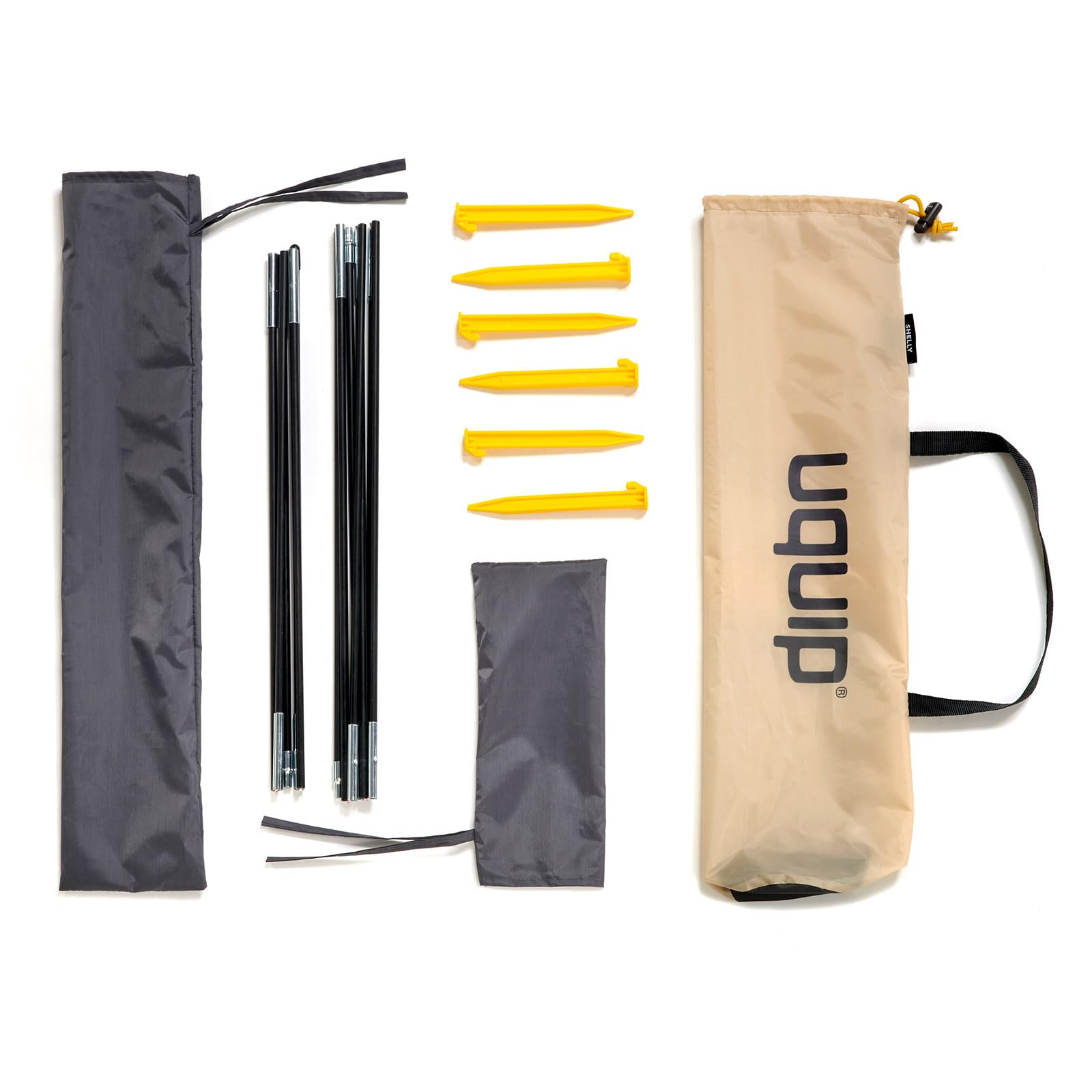 Uquip Tenda da spiaggia Shelly Sand I 165 x 140 x 120 cm, UPF 50+, tenda da spiaggia per proteggere da sole, vento e pioggia, tenda da spiaggia portatile, ideale per spiaggia, campeggio e picnic