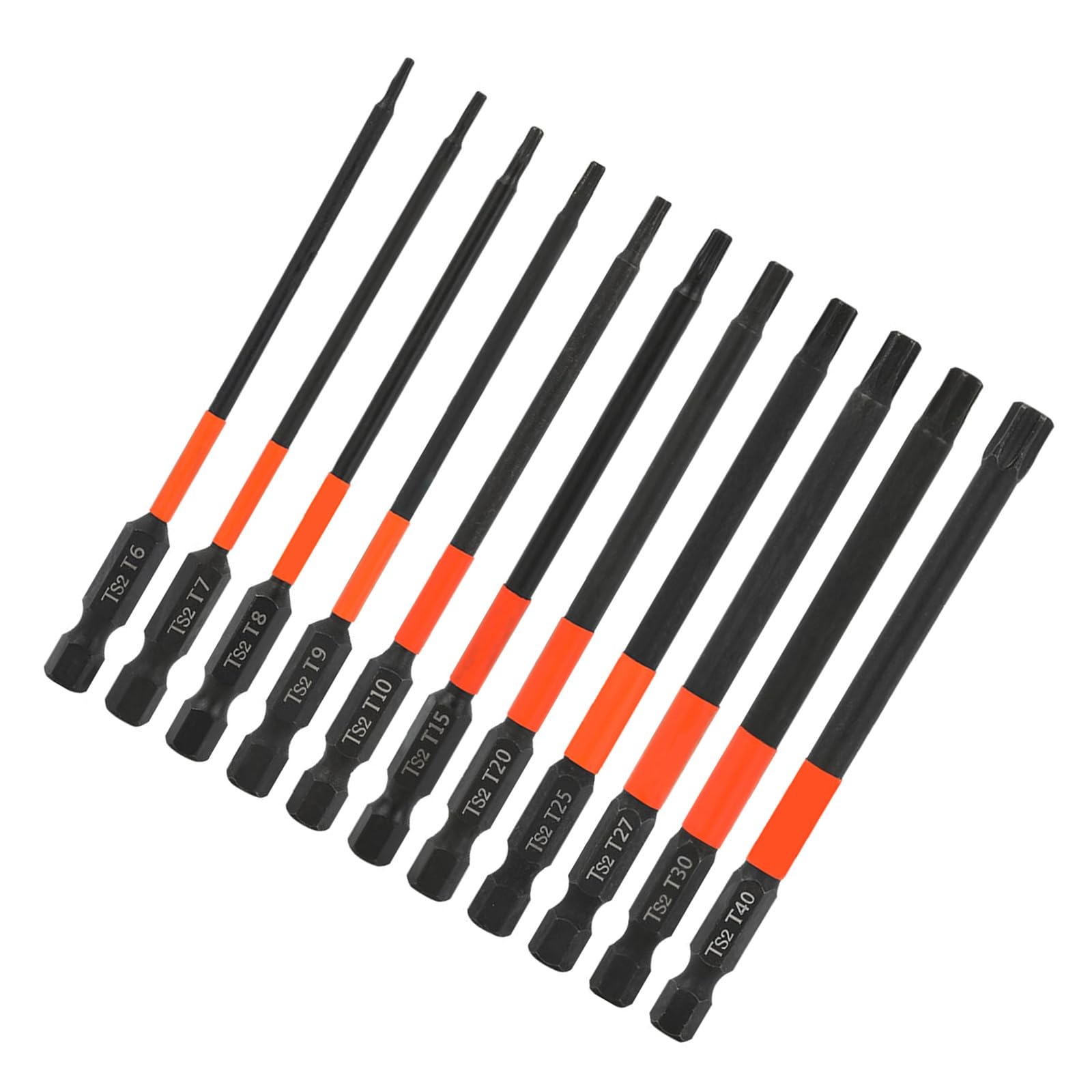 11Pieces 100mm Hexes Bit Set Alloy Steel Precisions Tip for Fastening and Woodworking, Hexes Screwdriver Set Screwdriver Bits