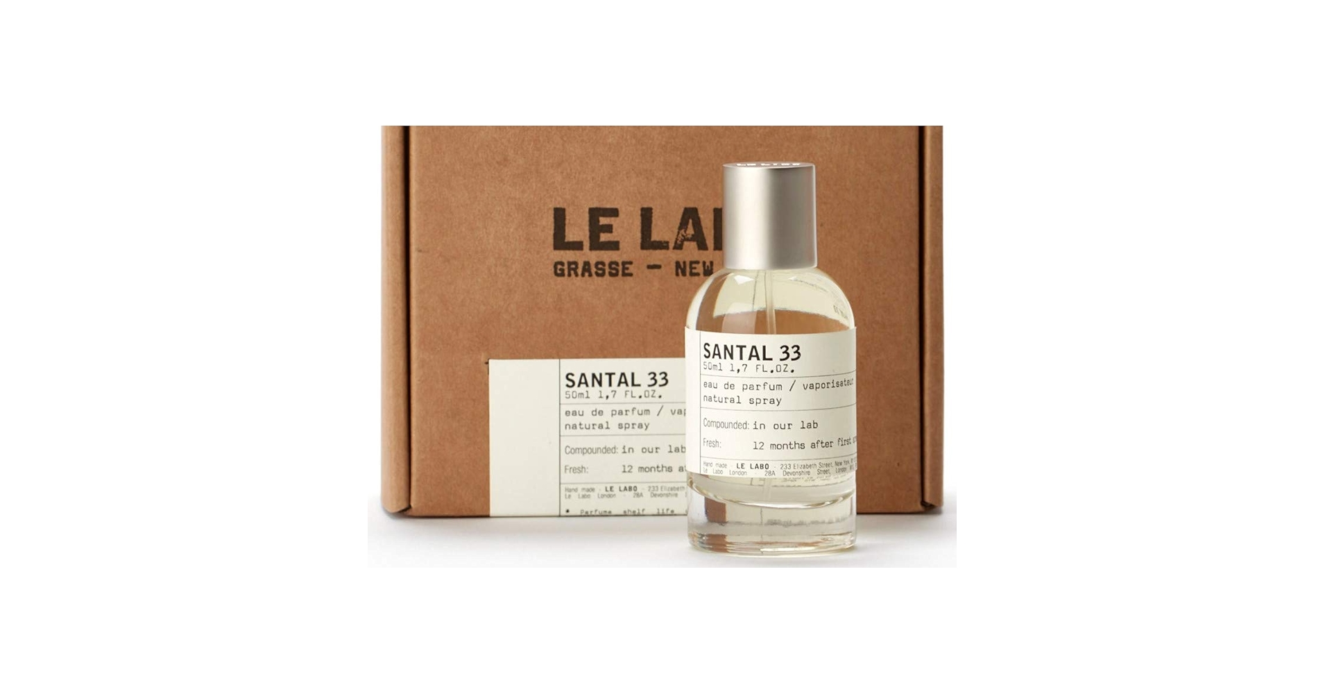 香水(ユニセックス) LE LABO SANTAL 33 1.7 fl. oz. PERFUME SANTAL 33 UNISSEX POR LE LABO | Amazon.com.br