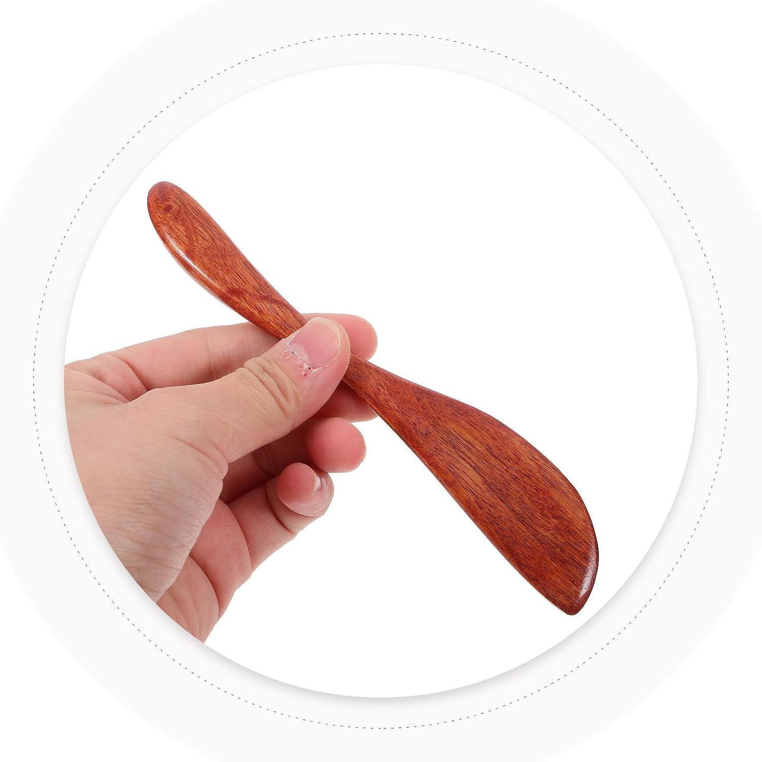 5pcs Wooden Butter Spreaders Set for Kitchen and Breakfast, Slice and Spread Butter with Natural Wood Material, Also Suitable for Facial Care and Dessert Spreading