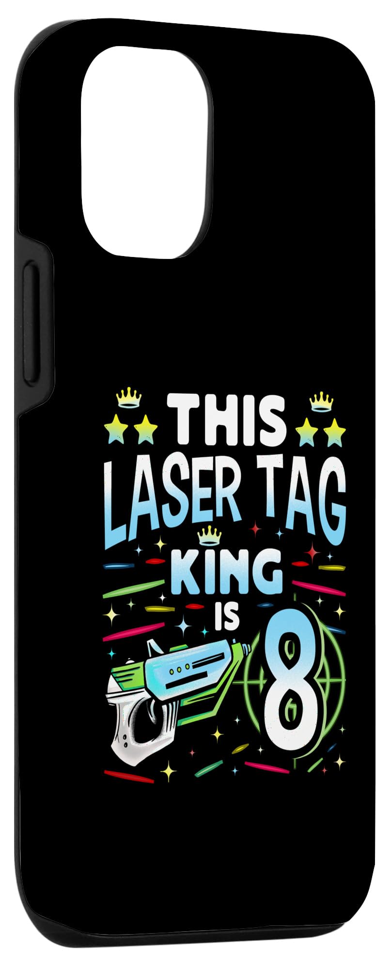 iPhone 14 Laser Tag King Is 8 Funny Boy Lazer Tag Indoor Lasertag Case - Image 3