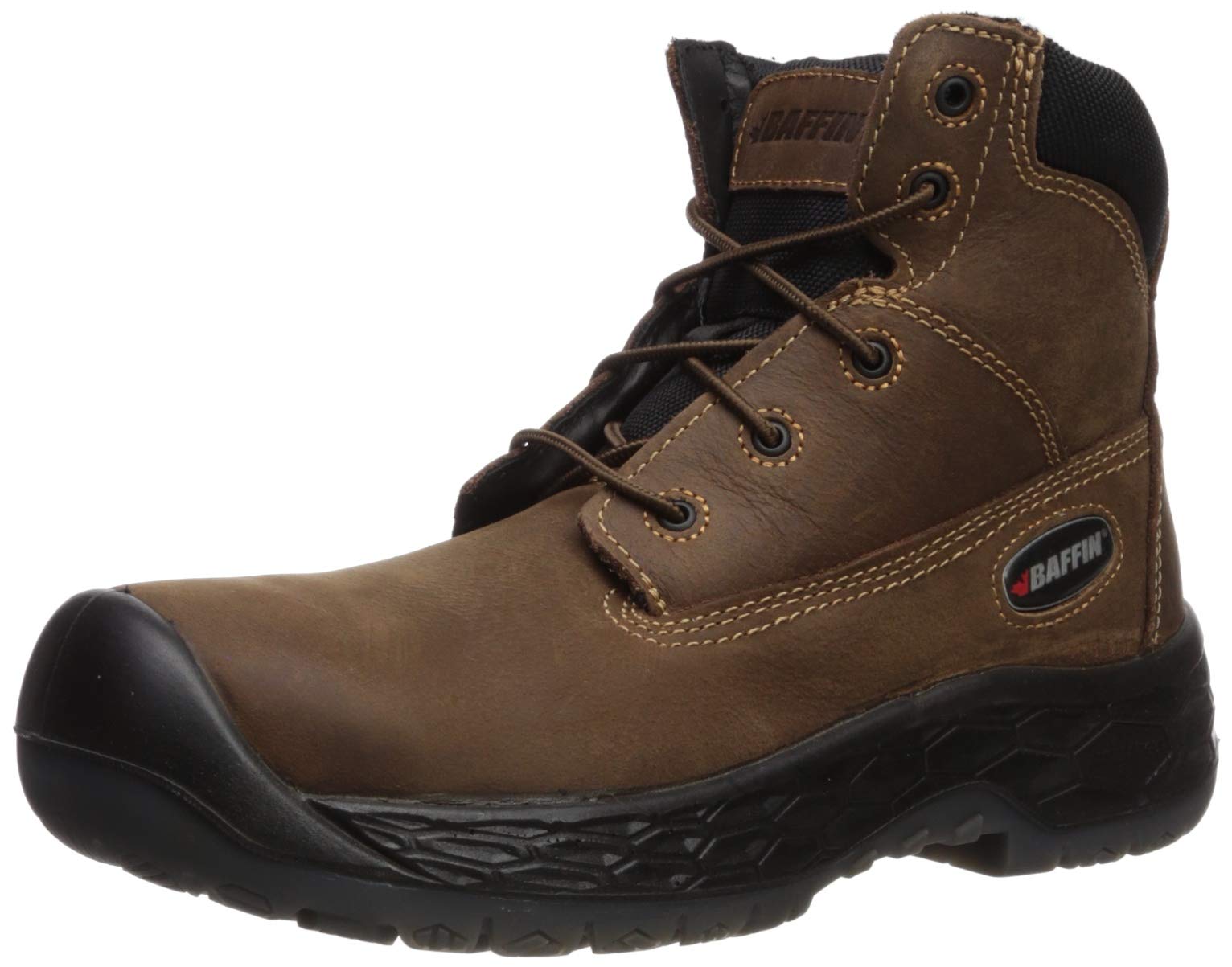 Baffin Arvin (STP) – Men’s All Season, Water-Resistant/Anti-Fatigue, 6” Height Steel Toe & Plate Wor