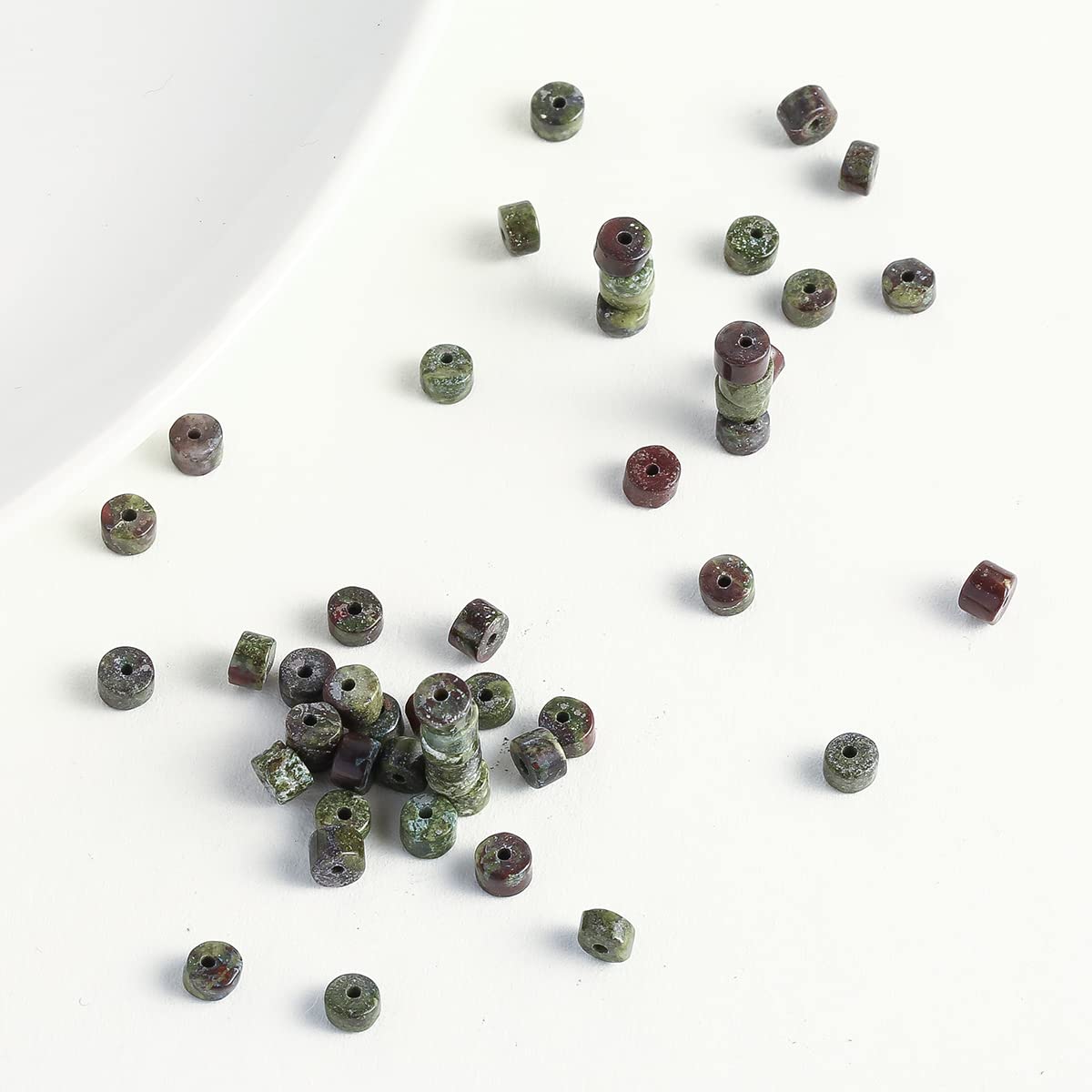 Produktbild von Abstandshalter-Perlen Aus Natürlichem Blauem Türkis, 6 X 3