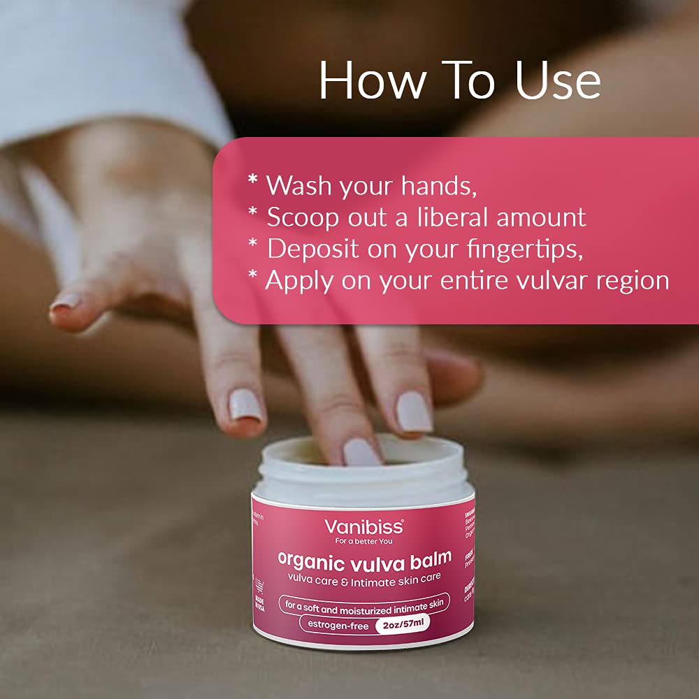 Buy Vanibiss Organic Vulva Balm Vaginal Moisturizer Relieves