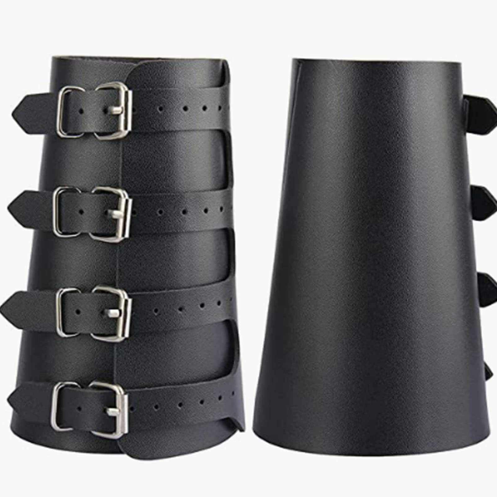 Medieval BracersLeather Gauntlet Wristband Medieval Archery Bracers Wrist Guard Knight