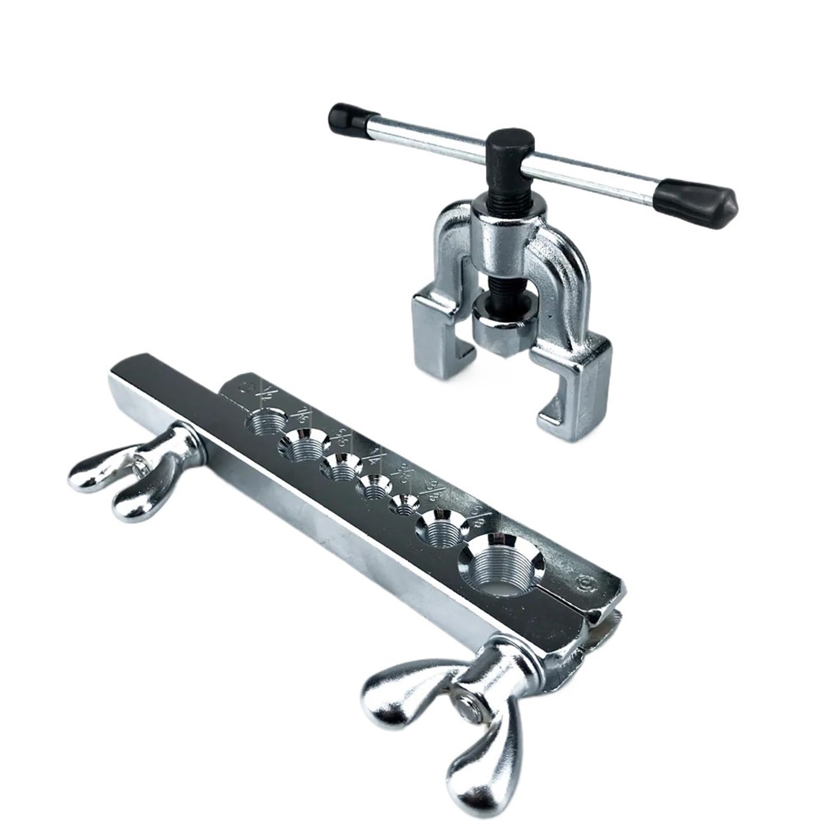 Khfgdhg Inch Copper Tube Expander 45 Degree Flaring Tool Kit Of Copper Tube Expander Used For Reaming Copper Tubes And Other Pipes(Inch)