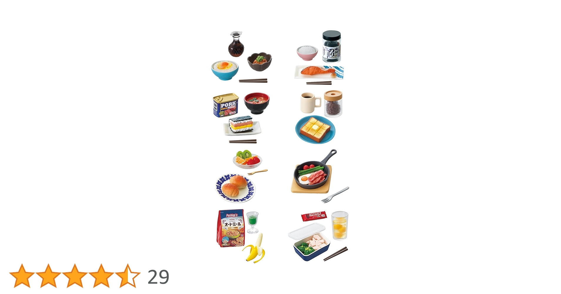 あさてい購入 Amazon | リーメント ぷちサンプルLight 今日の朝ごはん 1BOX 約