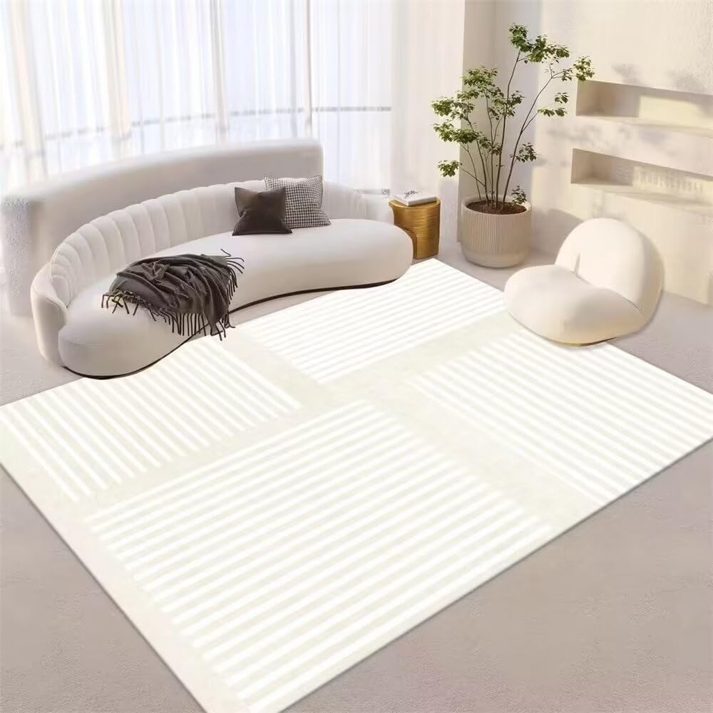 Tapis moderne minimaliste flou lavable pour sol froid