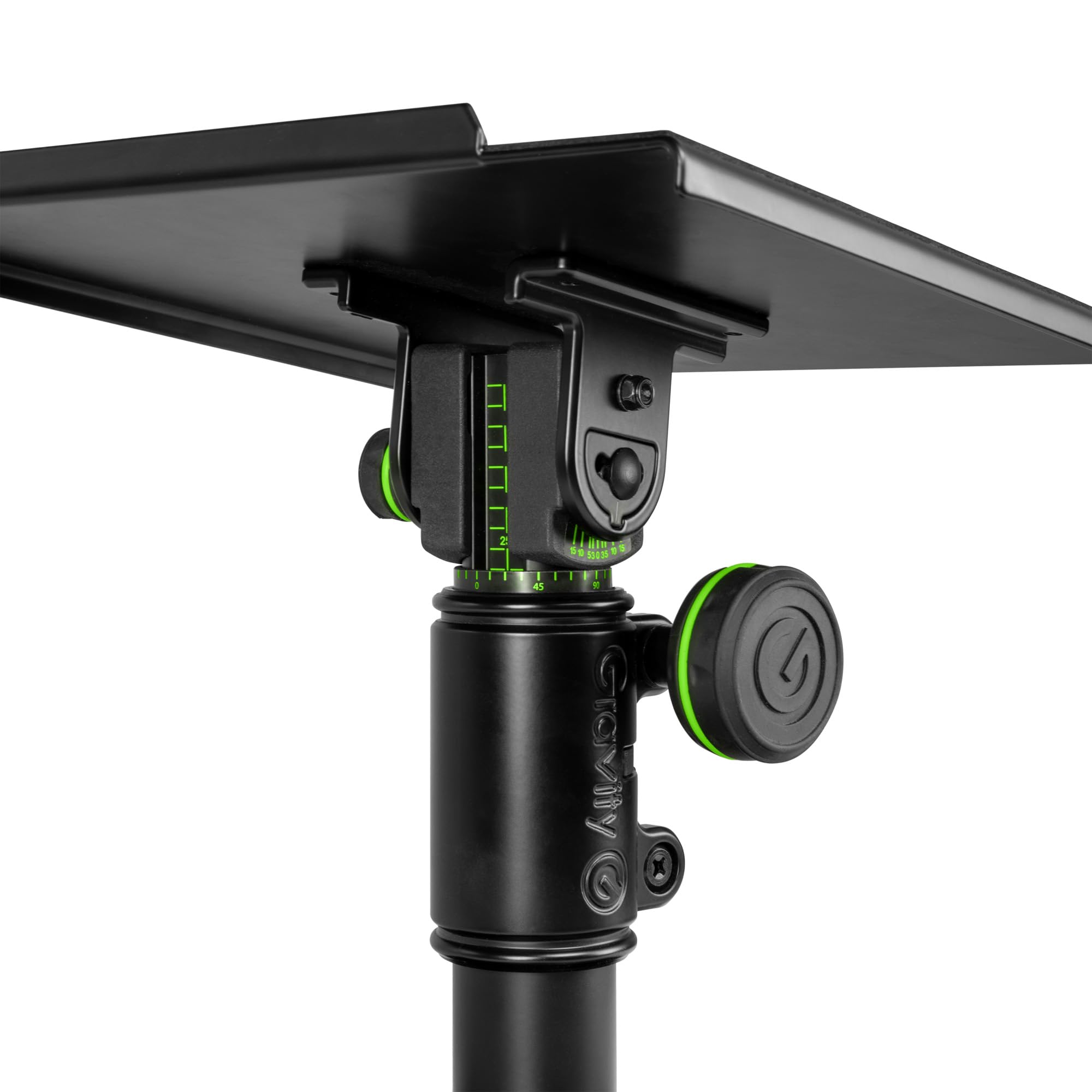 Palmer STUDIMON5 Moniteurs de studio actifs 5" (2x) & Gravity SP3102 Supports pour moniteurs (2x) – Pack, noir