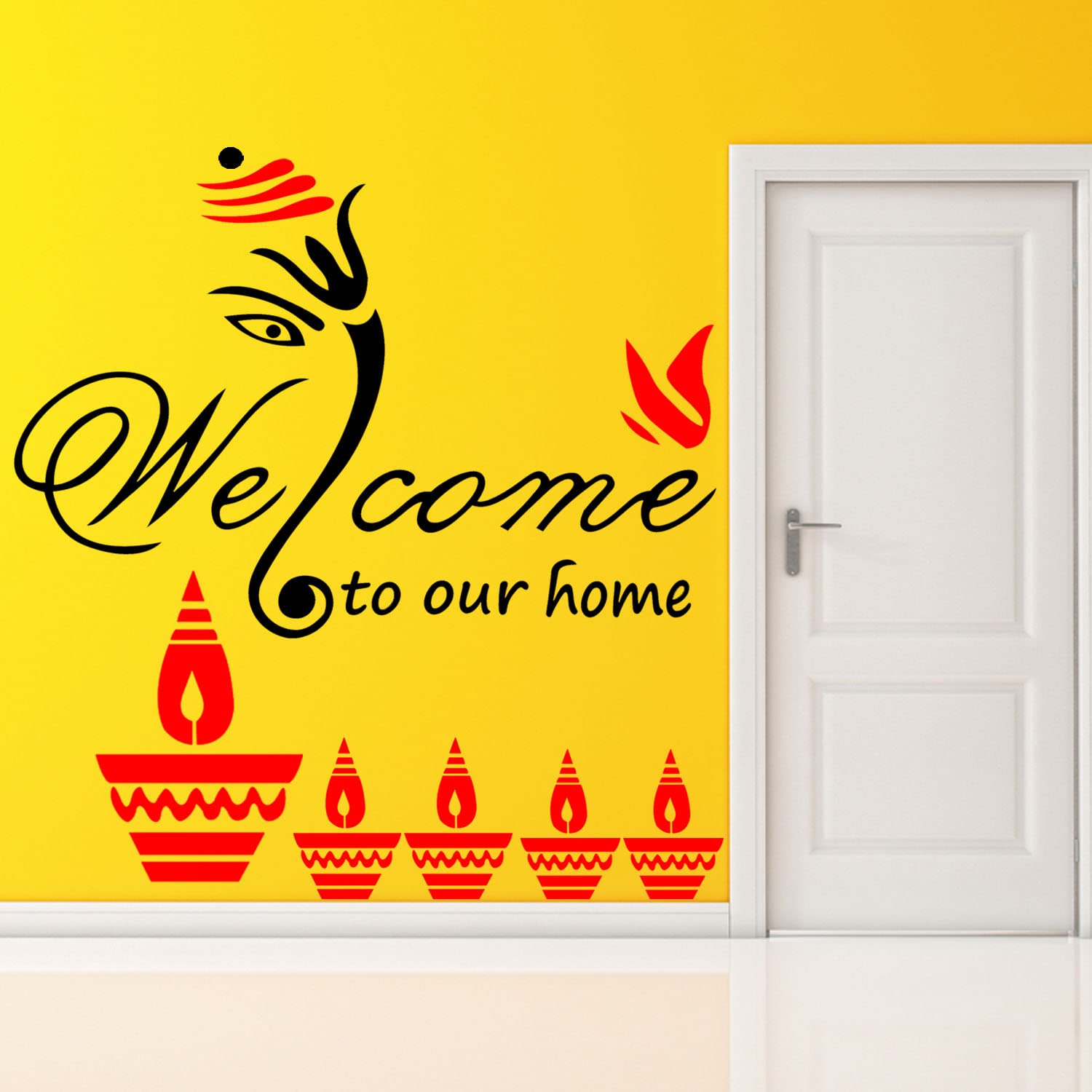 ARandNJ Combo Stencil for Wall Painting (Size:- 16X24 Inch) Theme:-Diya & Welcome Gajanan Ji DIY Reusable Painting Design Suitable for Bedroom, Drawing Room, Living Room Entrance (Pack of 2) (B09XBHL6PT) Amazon Price History, Amazon Price Tracker
