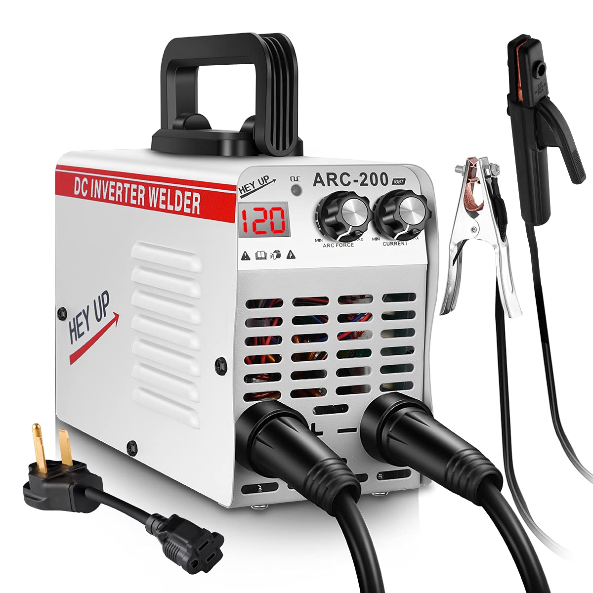Buy HEYUP Arc Welder,110V/220V Dual Voltage 200Amp MMA Stick Welding Machine IGBT Inverter