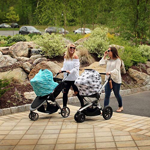 Image of Alex & Emmy's - Multi-Use Nursing Cover, Baby Car Seat Cover, Infant Stroller Cover, Canopy, Highchair Cover and More, with Natural UPF 40+ Protection from Ultraviolet Rays