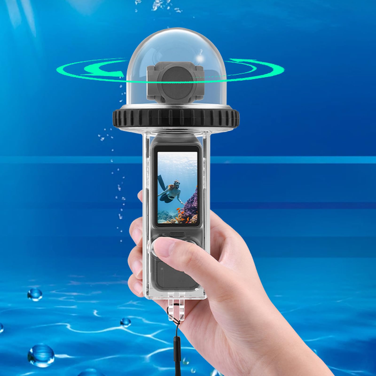 Wasserdichter Tauchkoffer, kompatibel mit DJI Osmo Pocket 3 – Erkunden Sie Tiefen bis zu 40 m – perfekt für Unterwasserabenteuer Schwimmen, Tauchen, Surfen