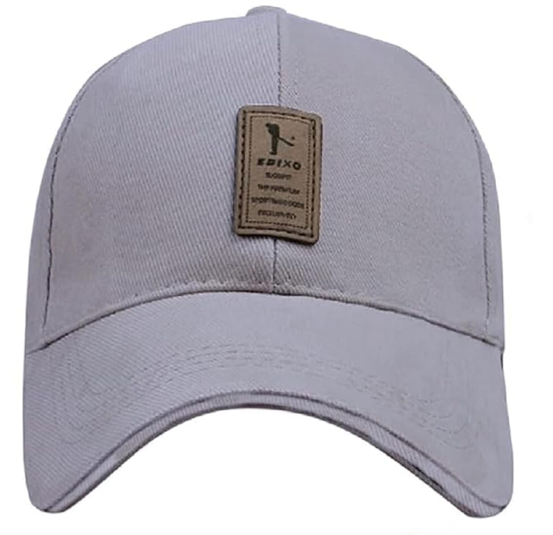Men’s & Women’s Cotton Baseball Cap | Adjustable Solid Color Casual Sports Hat with Stylish Patch | Lightweight Outdoor Sun Protection Cap for Travel, Running, Golf 1