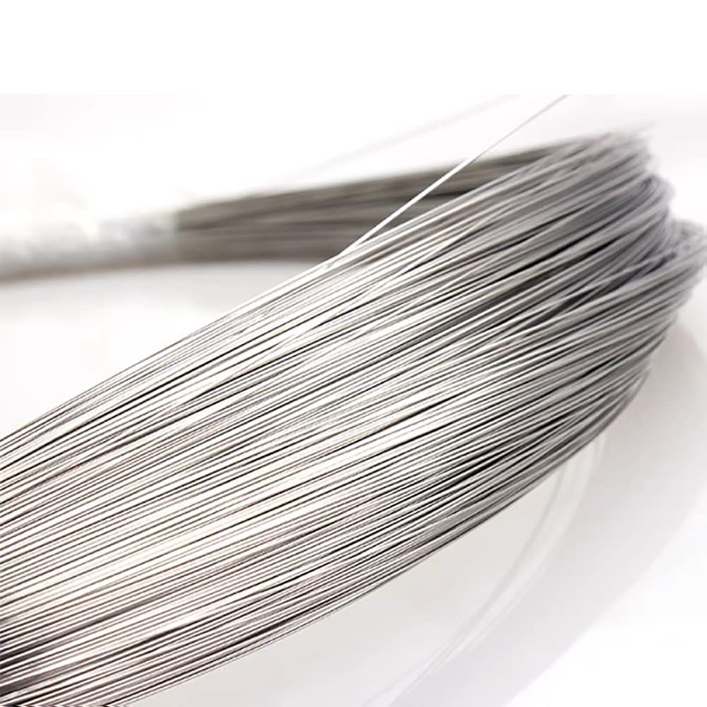 Filo di titanio puro Filo di metallo curvabile Fil Filo di titanio wireTA2 / GR2 Asta di saldatura rotonda in titanio for l'industria scientifica sperimentale dia1.2mm-6mmlunghezza3m / 10ft, 3mm * 300