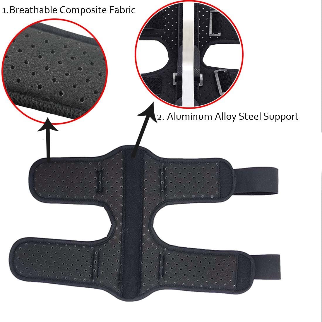 Férula Nocturna Ajustable y Transpirable para aliviar la Fascitis Plantar Férulas nocturnas para Fascitis Plantar Dolor de Tobillo Dolor de talón
