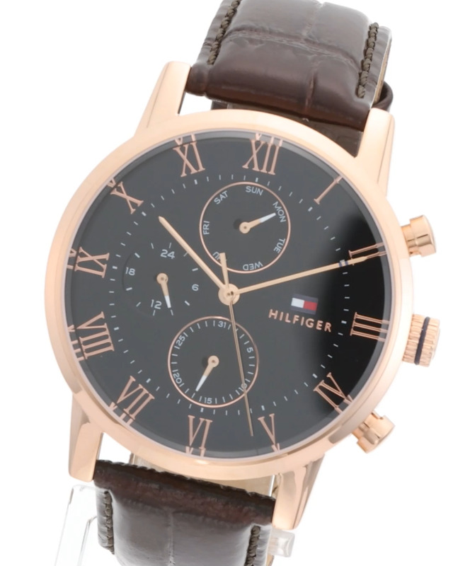 Amazon.co.jp: [トミーヒルフィガー] 腕時計 1791399 メンズ ブラウン