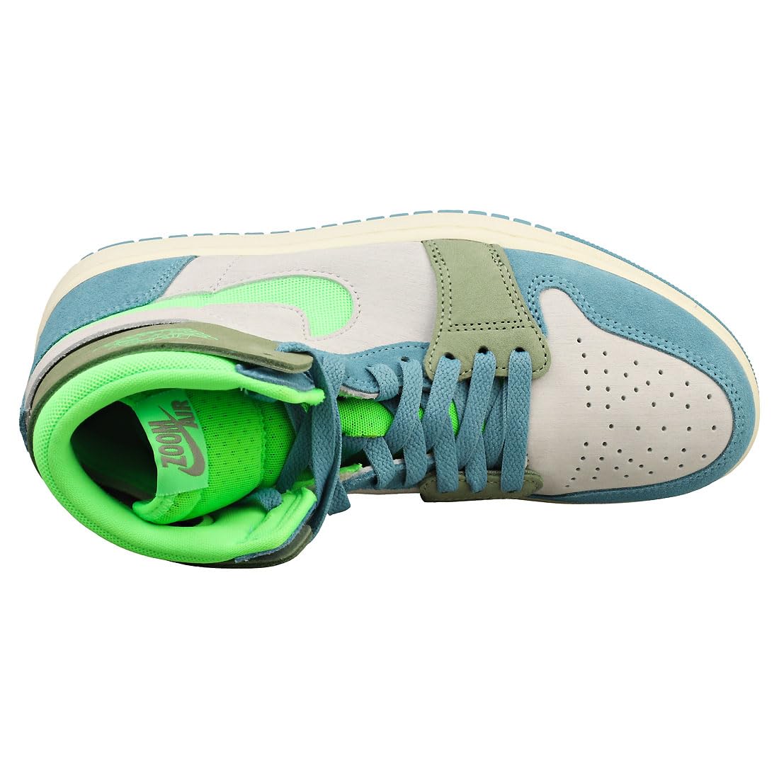 Nike Zapatos Air Jordan 1 Mid Zoom CMFT 2 Cerulean/OilGreen
