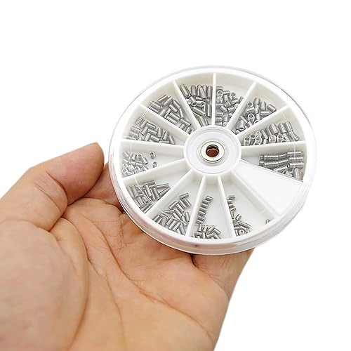 Miniatura 8 de HVAZI Kit surtido de tornillos de copa de acero inoxidable M2 M25 M3