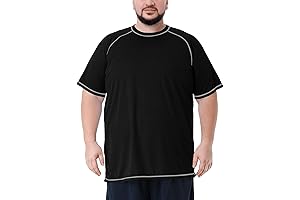 Big and Tall Men's Swim Shirt: Sun Protection and Style