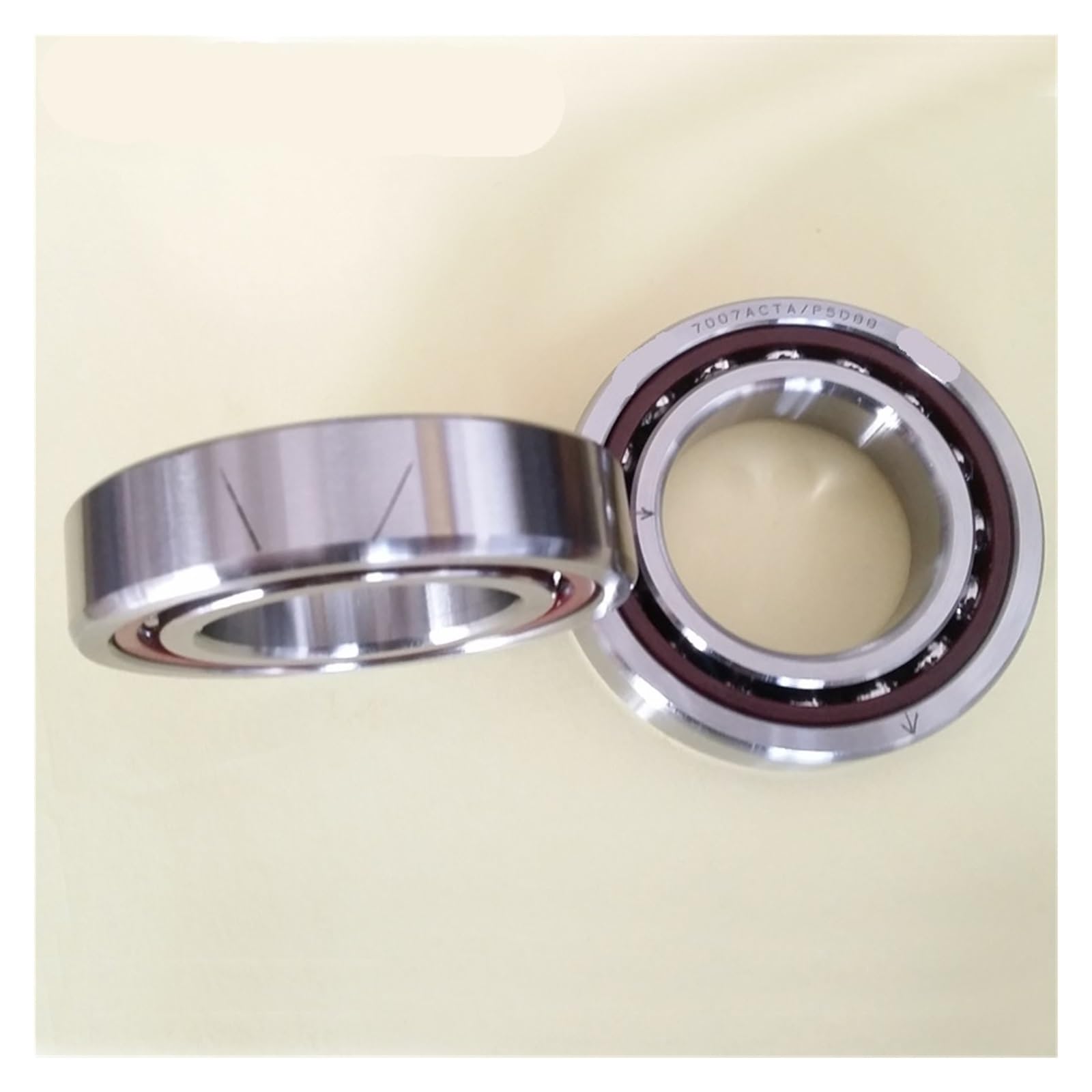 YMUGUEGH 1pair 7007 7007AC 7007ACTA/P5DBB 35x62x14 Angular Contact Bearings Spindle Bearings