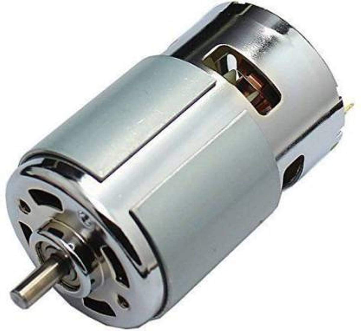 RS775 High RPM Torque 12V Brushed DC Big Strong Motor, DIY Project (RS-775, Multicolour)-image-13