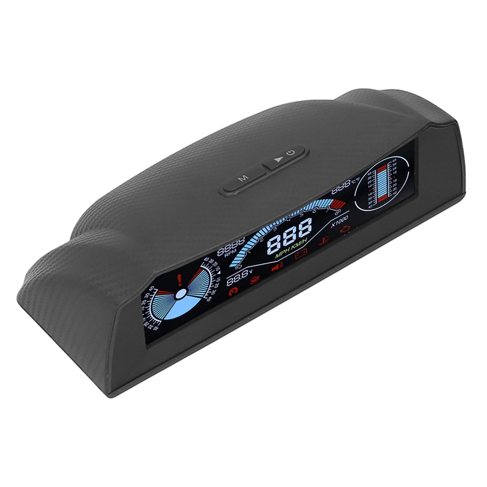AYNEFY Pantalla HUD Inteligente, Material ABS, Funciones OBD Multifuncionales, Compatibilidad Universal, Ideal para Automóviles y Camiones