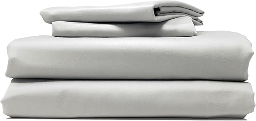 Luxe & Lazy Sheet Set (King, Silver Tea)