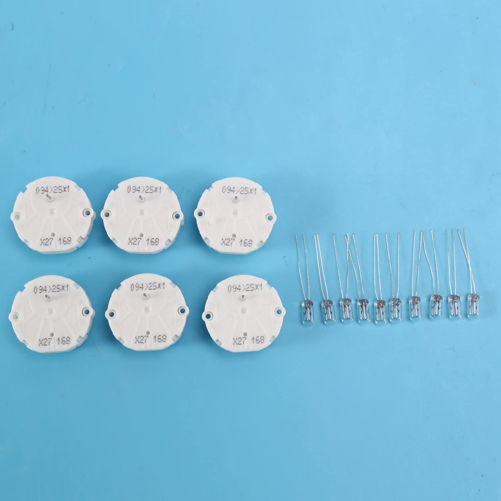 Kit Di Riparazione Motore Passo-Passo - X27 168 - (6 Kit Motore + 10 Pz Lampadine) Adatto A Tutti I 03-06 Silverados, Tahoes, Yukons, Suburbans