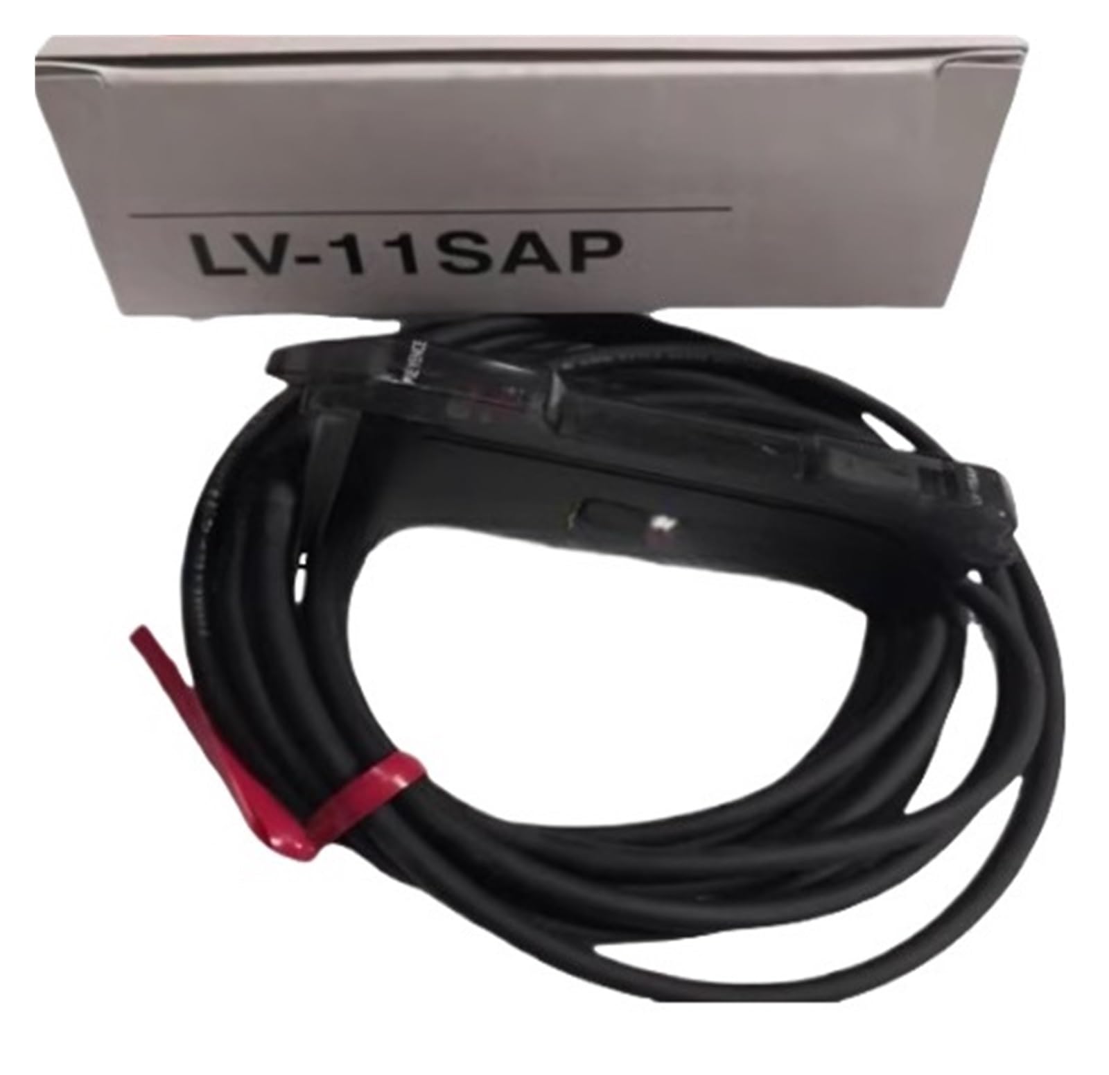 Sensor fotoeléctrico LV11SA, pequeño Amplificador de Fibra Digital, Unidad detectora