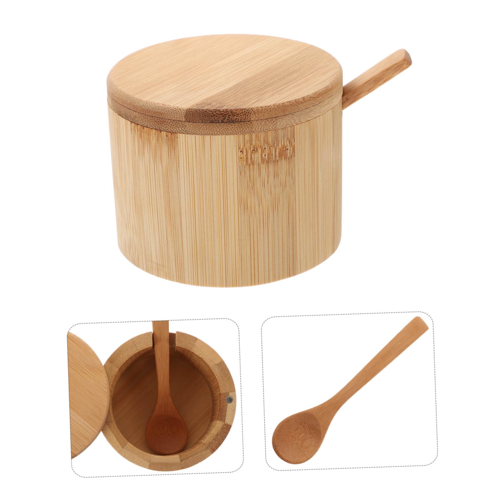 HOLIDYOYO 1pc Seasoning Jar Food Storage Container Salt Shaker with Lid Food Storage Jars Seasoning Container Spice Storage Jar Salt Canister Spice Storage Containers Sealed Container