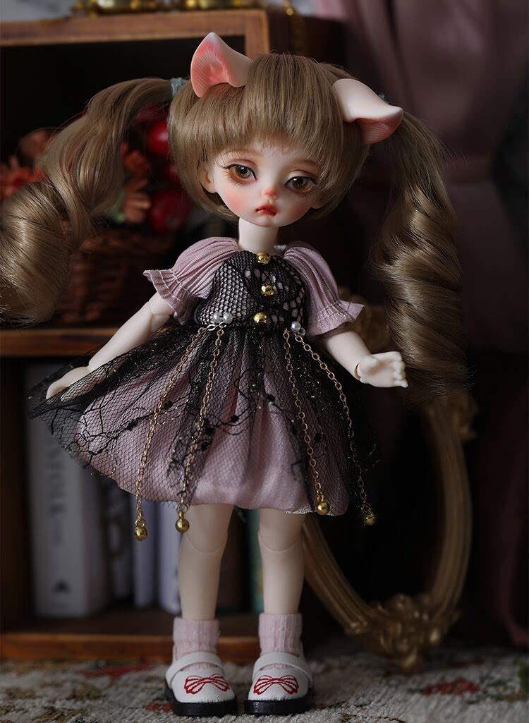 Amors アウトフィット 3点セット服 人形 ドール BJD 1/8 ブルー Amazon.co.jp: フルセット！ ドール 球体関節人形 1/8 8分 bjd